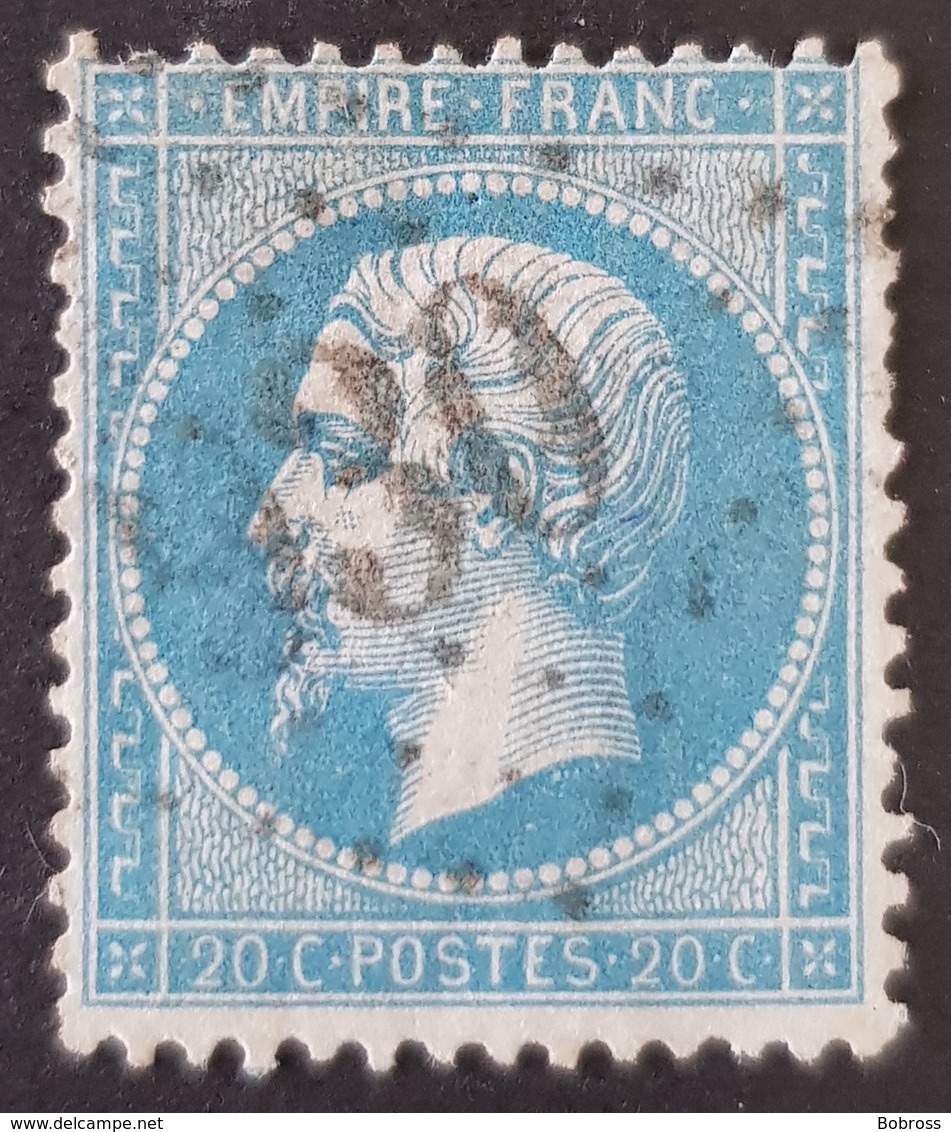 1862, Emperor Napoléon Lll, 20c, Empire Française, France - 1862 Napoléon III