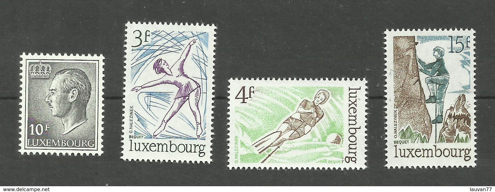 Luxembourg N°853, 861 à 863 Neufs** Cote 4.30 Euros - Neufs