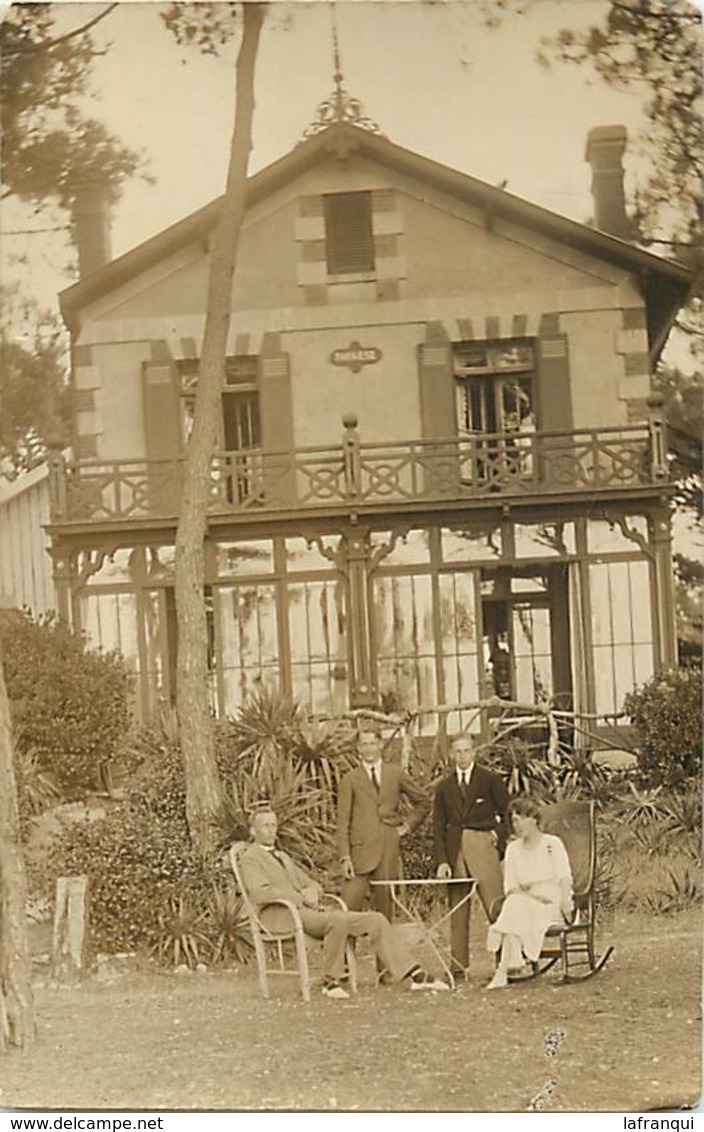 Theme Div:ref BB399- Carte Photo Non Située A Identifier - Villa Therese -  Arcachon - Gironde ??- - To Identify