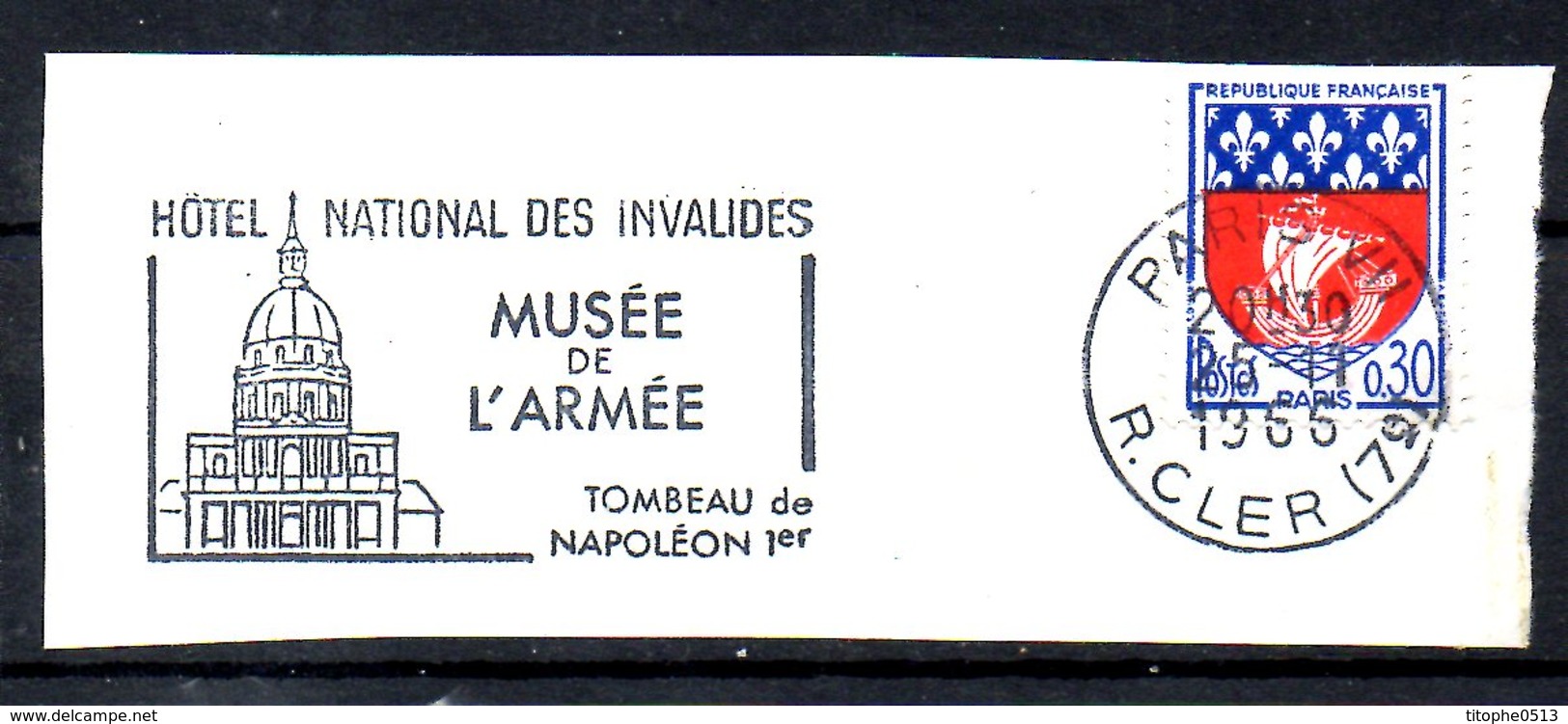 FRANCE. Flamme Sur Fragment Ayant Circulé En 1966. Tombeau De Napoléon 1er. - Napoleon