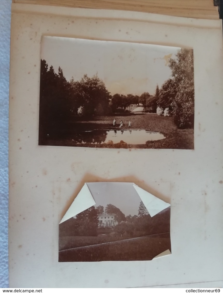 Ancien Album photos d'une Famille / Bord de Mer / Montagne / Enfants divers 81 photos fin XIXe anonymes 100% d'origine