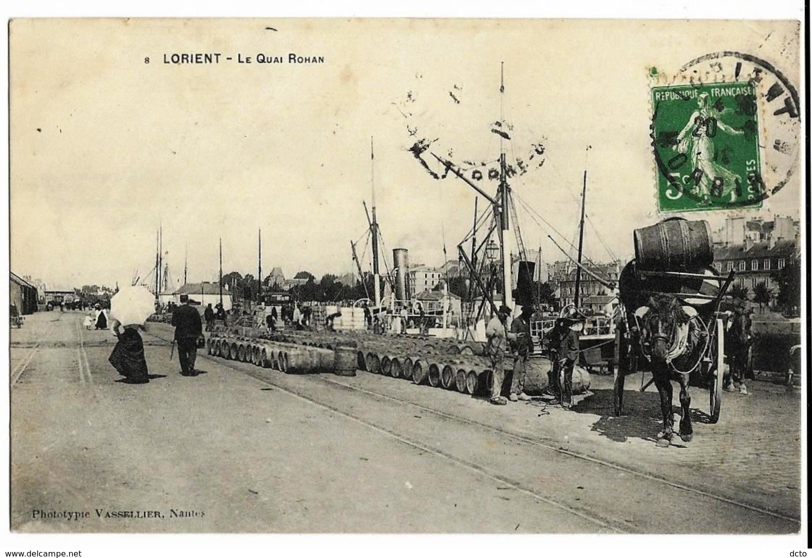 LORIENT Le Quai  Roman Ed. Vassellier 8 - Lorient