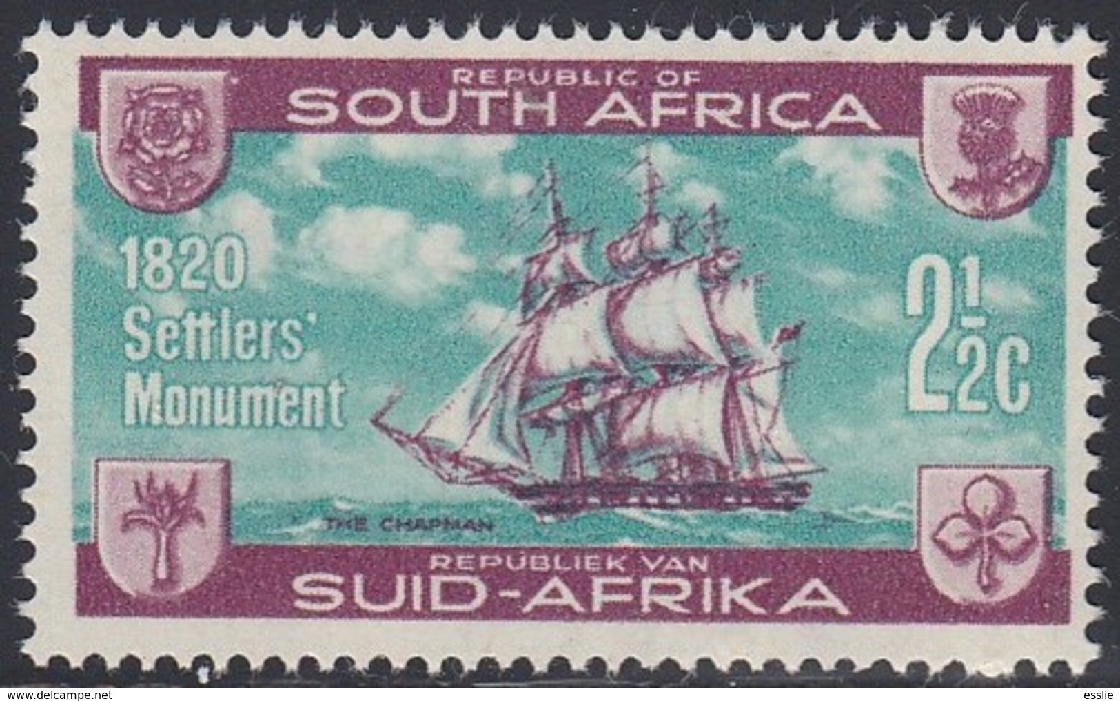 South Africa RSA - 1962 - Landing Of The 1820 Settlers - Unused Stamps