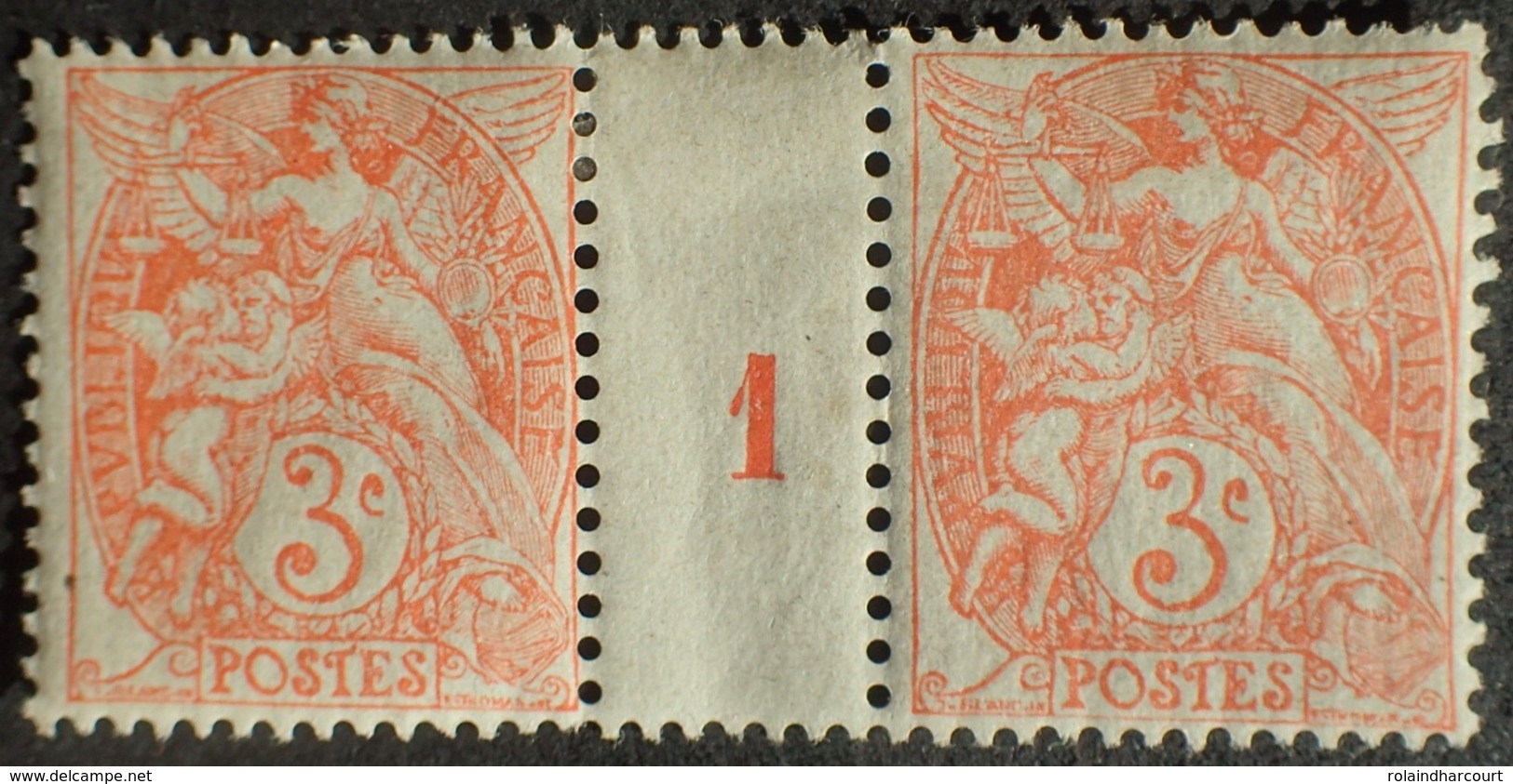 DF50478/428 - 1901 - TYPE BLANC N°109 (IB) MILL.1 TIMBRES NEUFS* - Millesimi