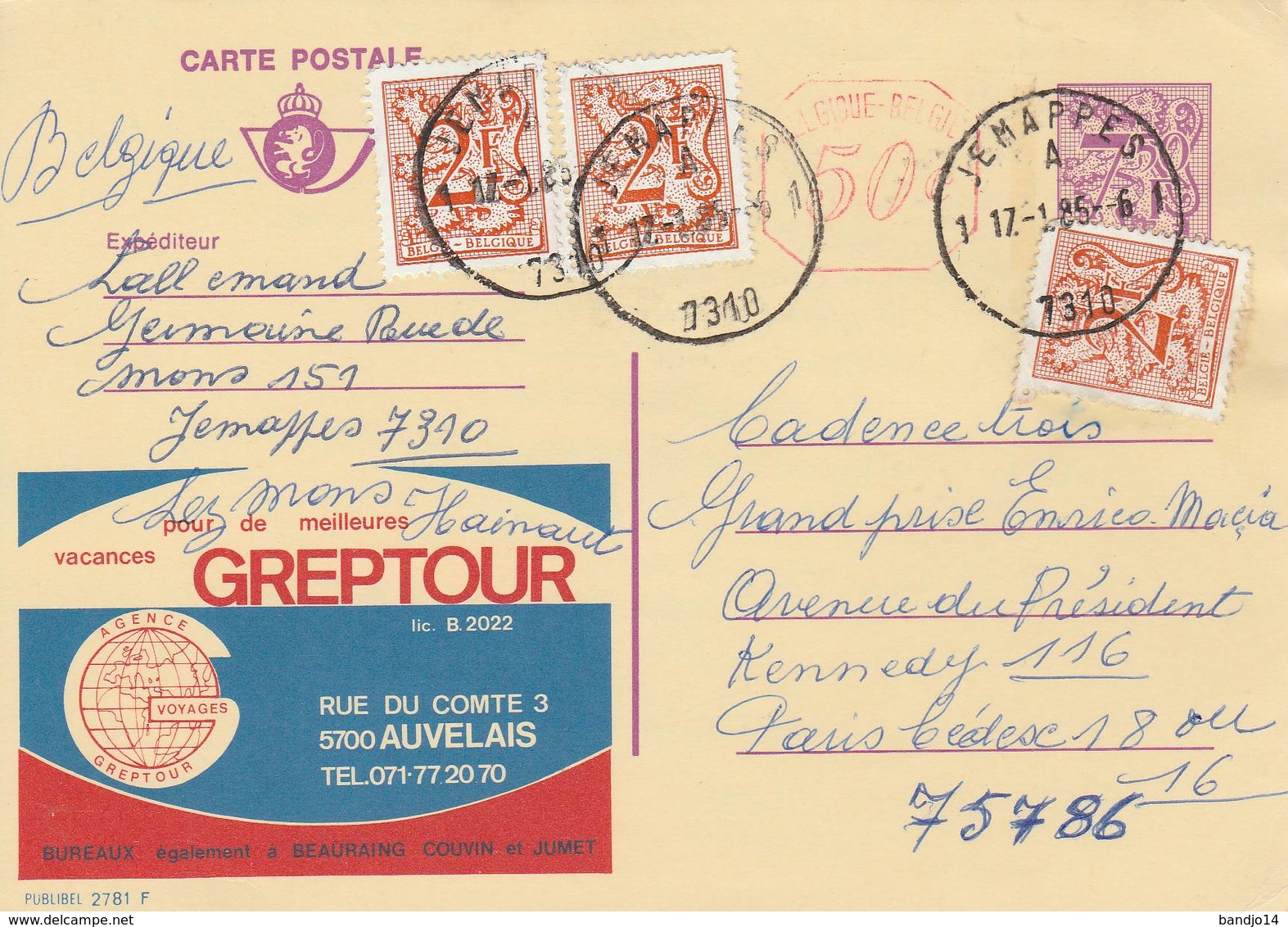 Collection De 27 Cartes Postales - Postkarten 1951-..