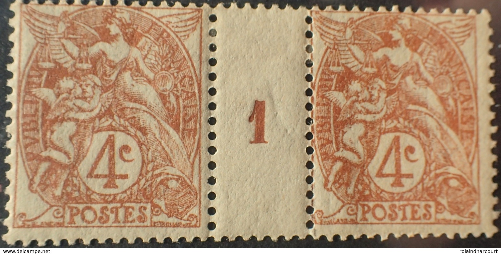 DF50478/433 - 1901 - TYPE BLANC N°110 Brun - MILL.1 - TIMBRES NEUFS* - Millesimi