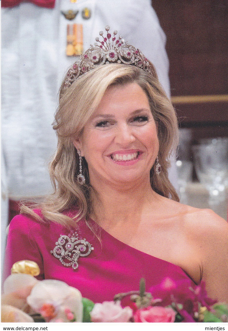 Queen Maxima  King  Willem Alexander Beatrix Amalia  Netherlands ( R 110 - Familles Royales