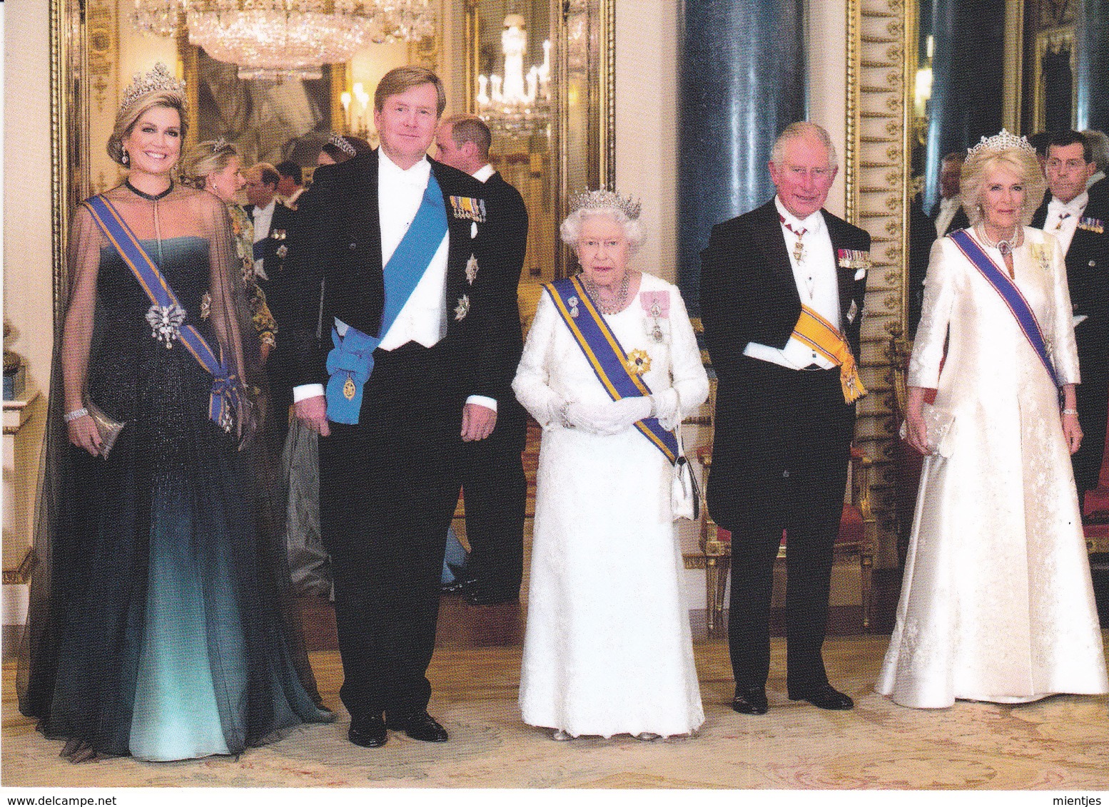 Queen Elizabeth II Charles Camilla Queen Maxima King Willem Alexander State Visit ( Rood 6172 - Koninklijke Families