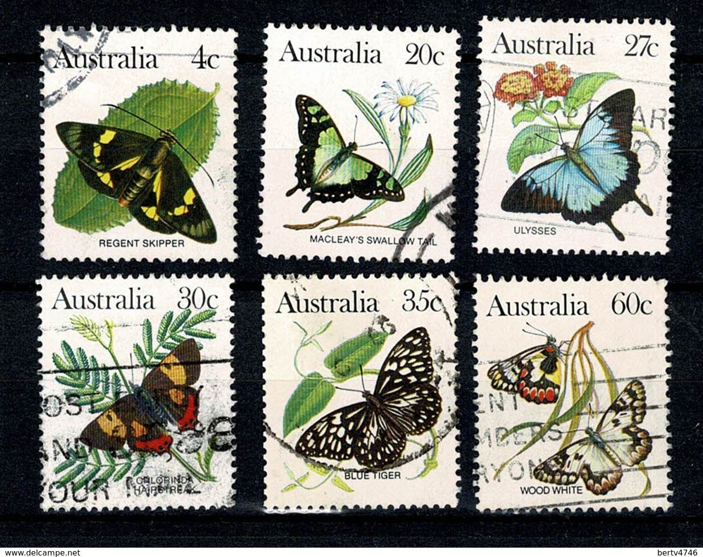 Australie 1983 Yv 825, 827/830, 832 (o) , Mi 839, 841/844, 846 (o) Used - Oblitérés