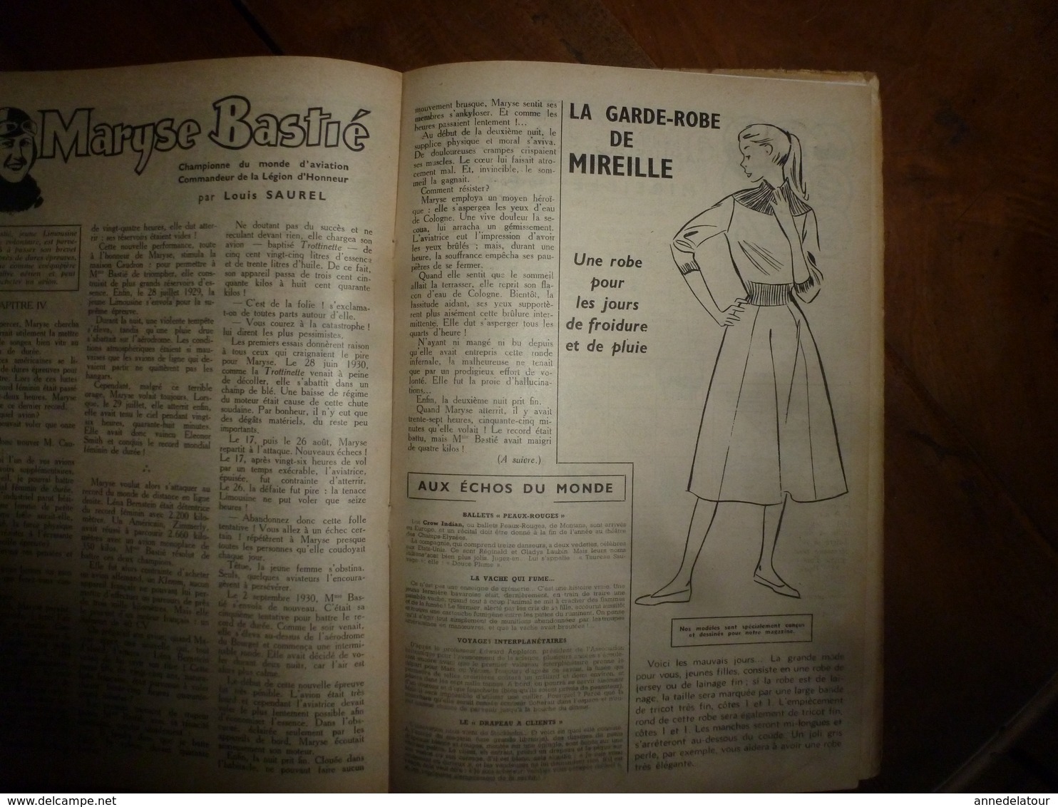 Année 1953 (N° 7 - 8 - 9 - 10- 11- 12- )  De MIREILLE Le Magazine Illustré De La Fillette Moderne - Wholesale, Bulk Lots