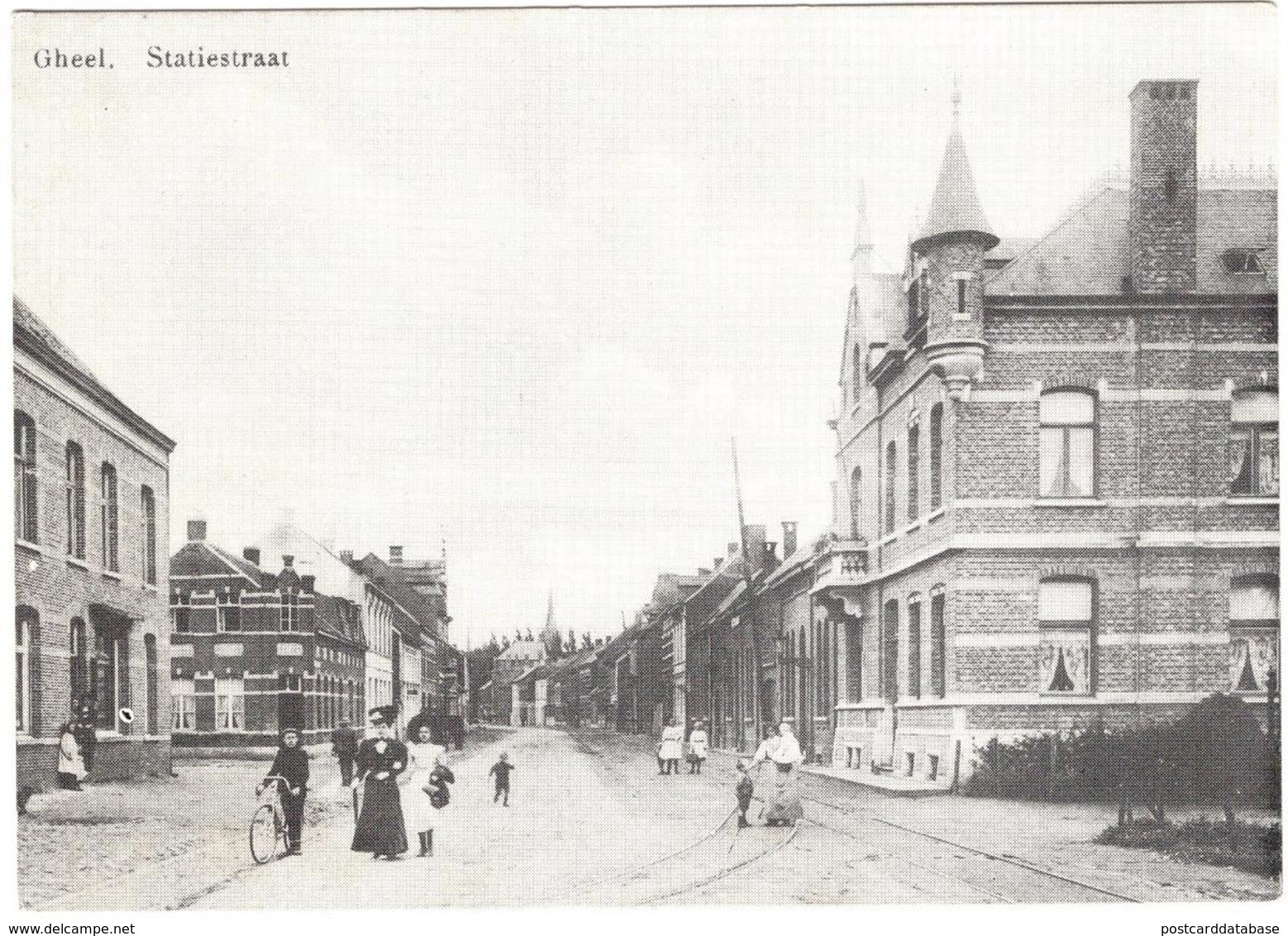 Gheel Statiestraat - Reproductie - Geel