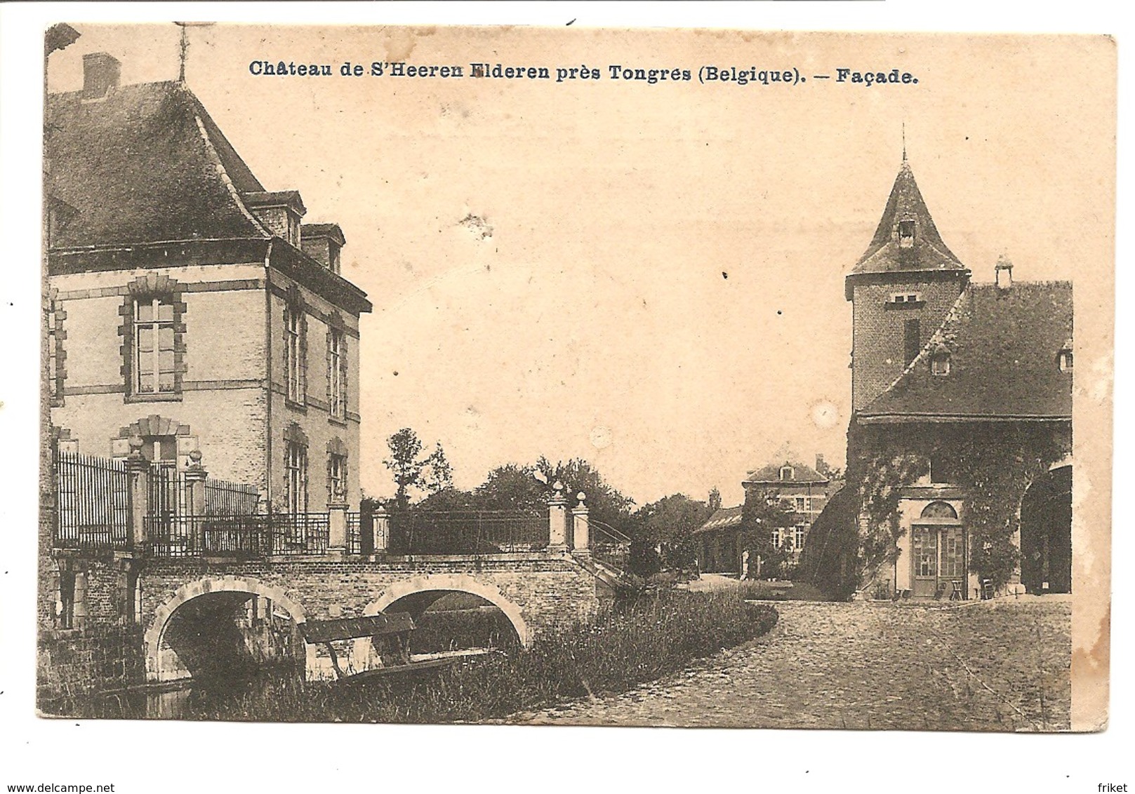 TONGRES Chateau De S Heeren Elderen ( Petit Trou Punaise ) - Tongeren