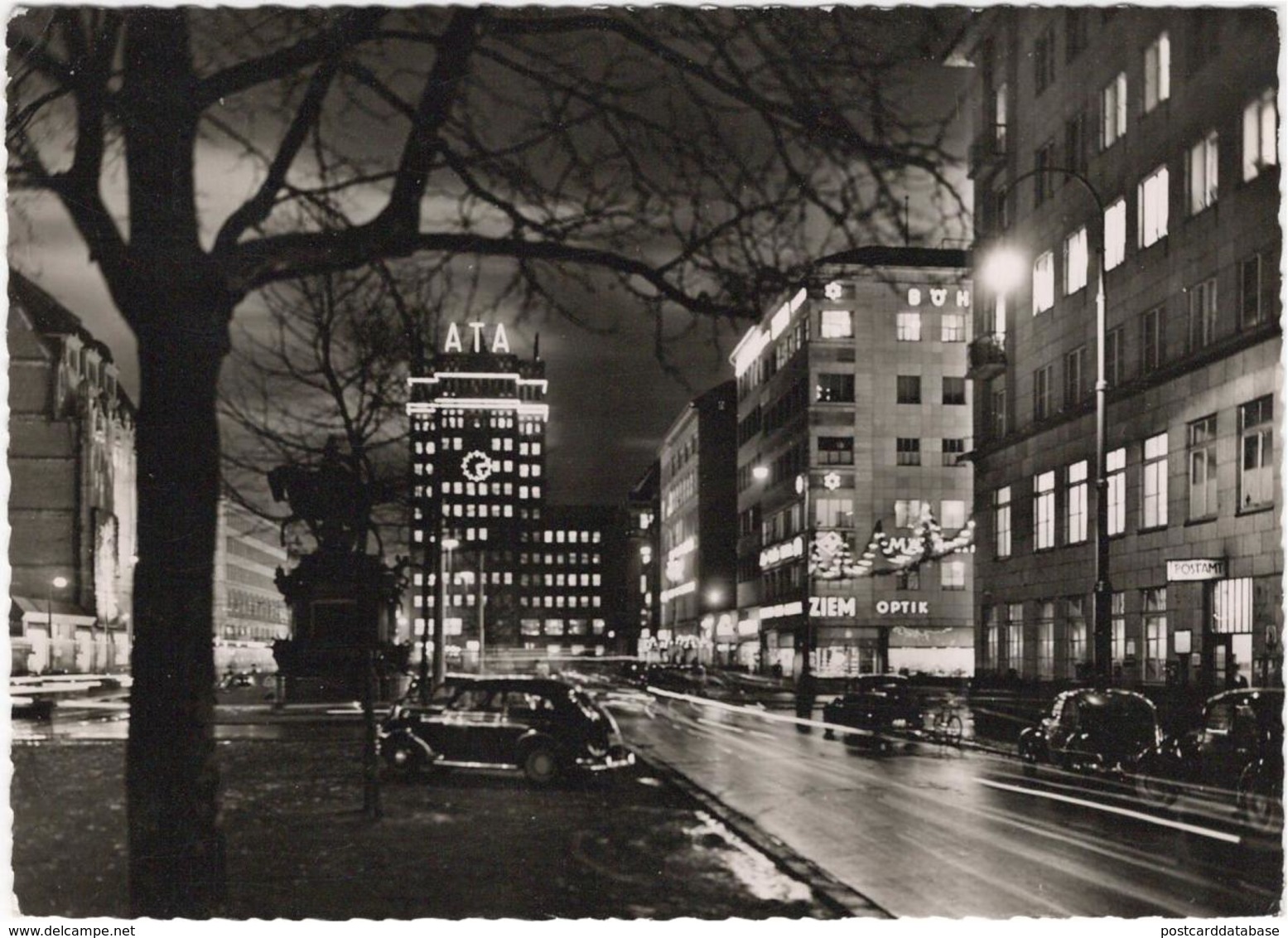 Dusseldorf - Alleestrasse Und Wilhelm Marx Haus - & Old Cars - Duesseldorf