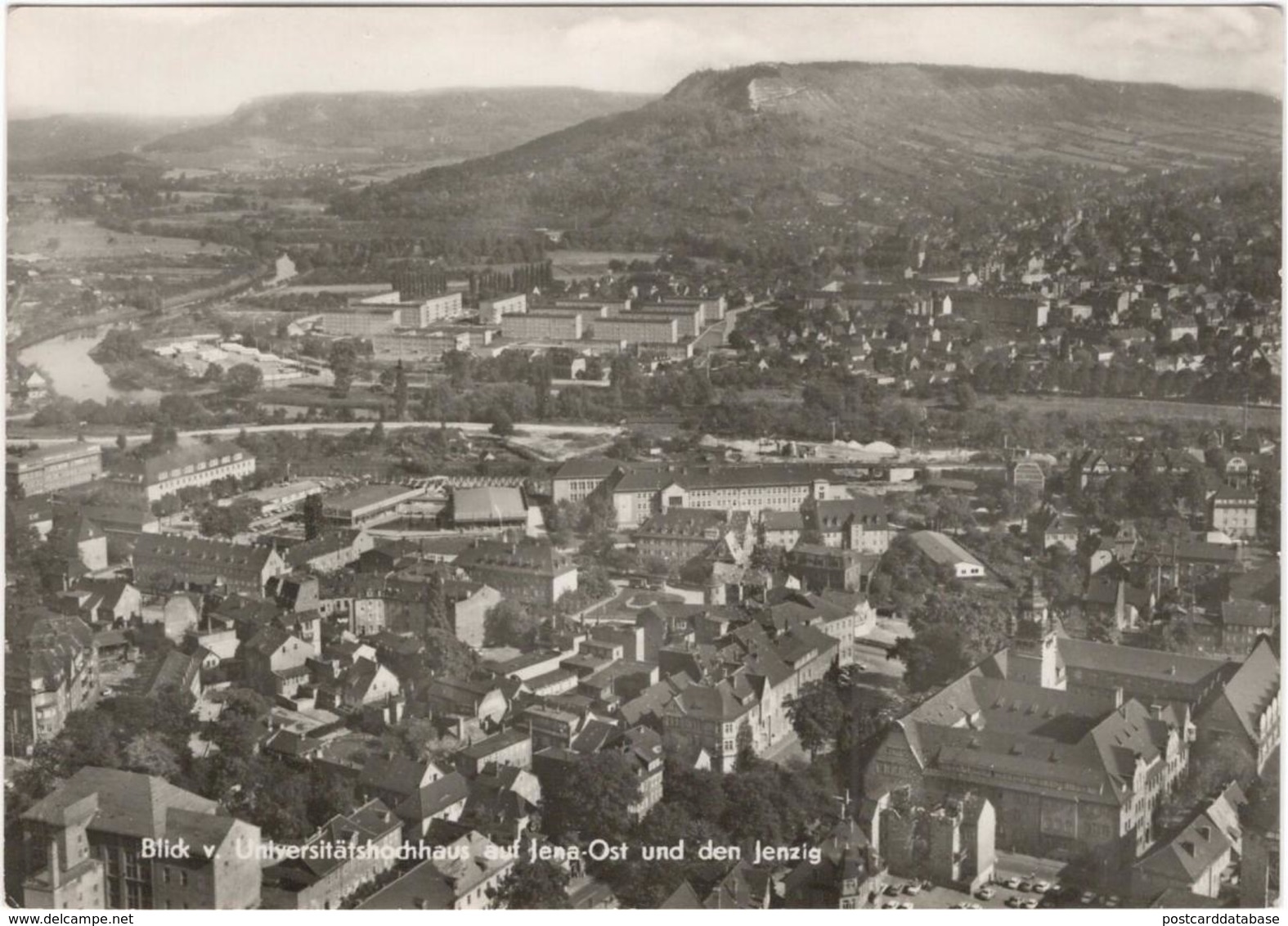 Blick V Universitatshochhaus Auf Jena Ost Und Den Jenzig - Jena