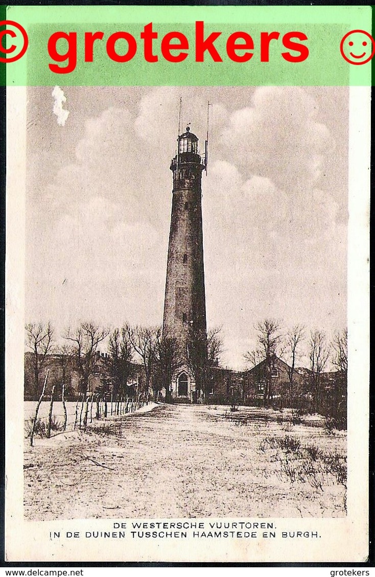 BURGH-HAAMSTEDE De Westersche Vuurtoren 1933    Leuchtturm / Phare / Lighttower - Andere & Zonder Classificatie