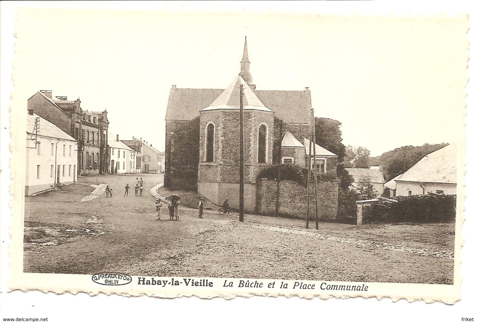 - 847 -     HABAY LA VIEILLE  La Buche Et La Place Communale - Habay