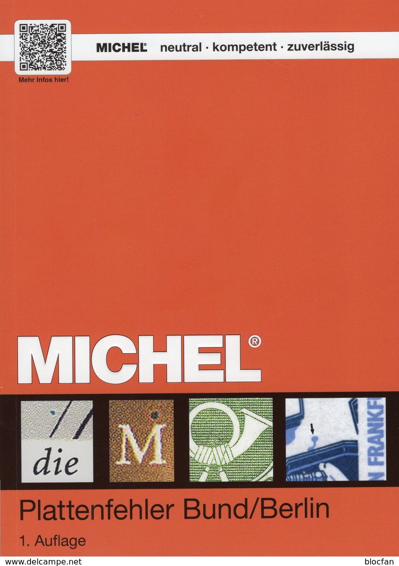 Spezial-Katalog Plattenfehler BUND Berlin New 2018 MICHEL 40€ Fehler Auf Briefmarken Error Stamps Catalogue Germany - Colecciones