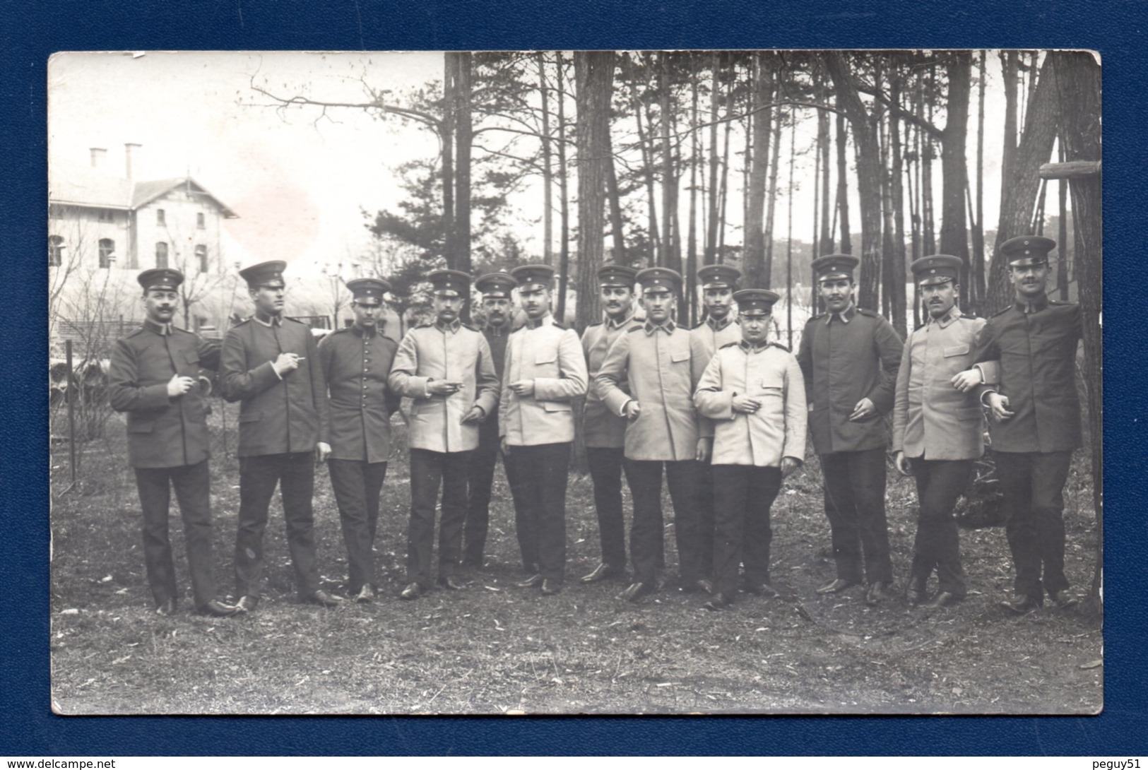 Carte-photo. Soldats Et Officiers Allemands. Hagenau - Schiessplatz ( Polygone De Tir). 1911 - Regimenten