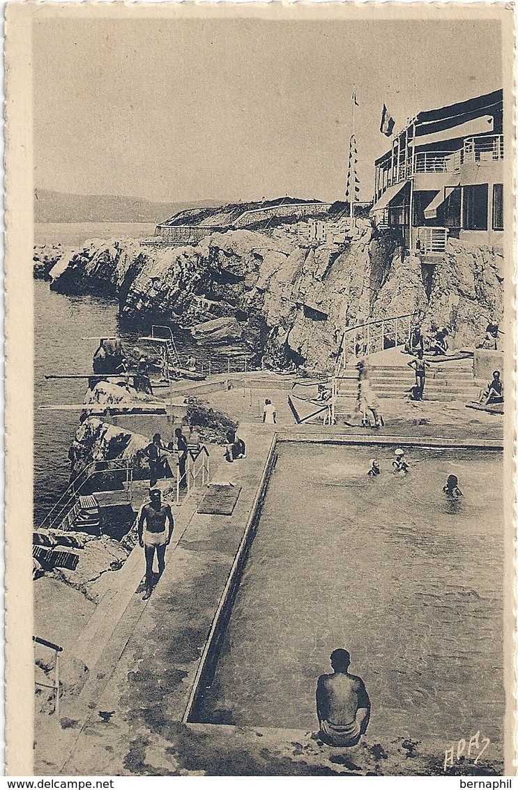 CAP D'ANTIBES EDEN ROC LA PISCINE Circulé 1946 - Cap D'Antibes - La Garoupe