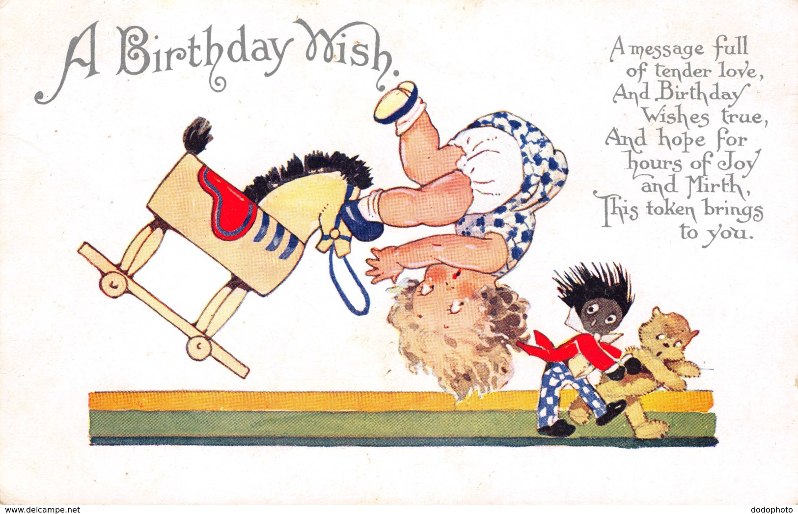 R104831 A Birthday Wish. A Message Full Of Tender Love. National Series. 3768 - World