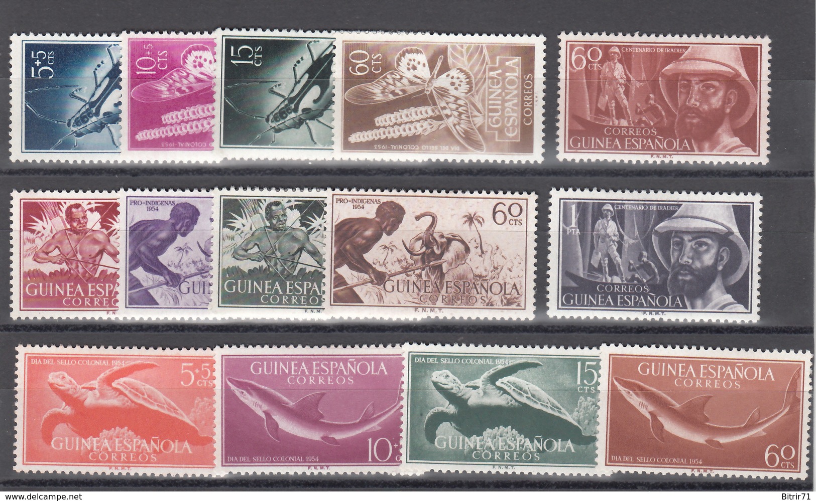 1953 - 1955 LOTE DE SERIES COMPLETAS  /*/ - Guinée Espagnole