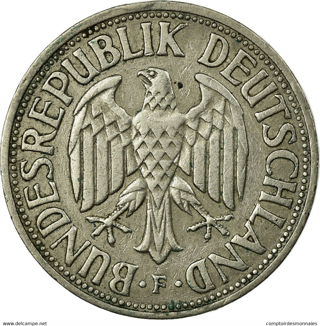 Monnaie, République Fédérale Allemande, Mark, 1950, Stuttgart, TTB - 1 Marco