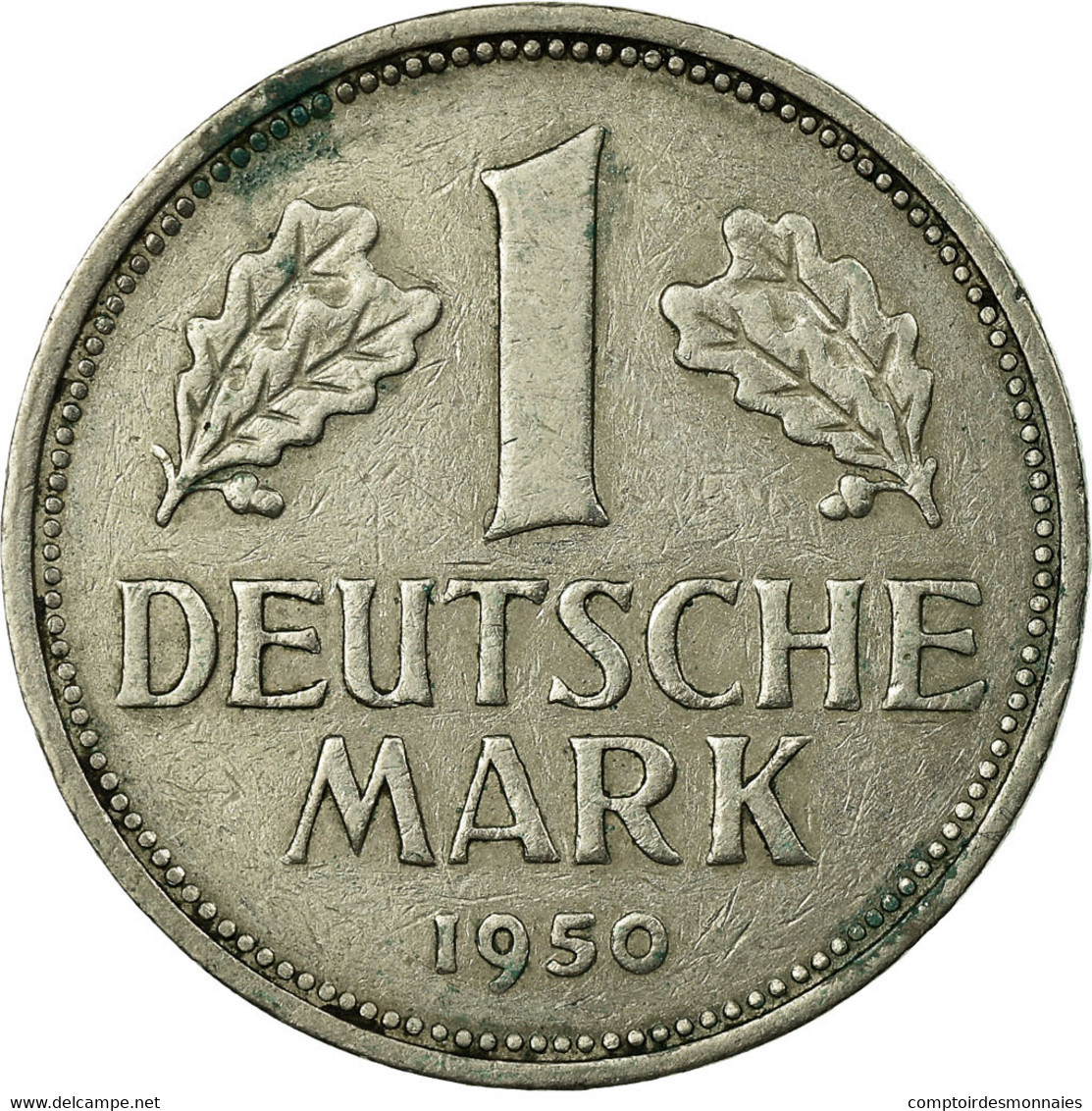 Monnaie, République Fédérale Allemande, Mark, 1950, Stuttgart, TTB - 1 Marco