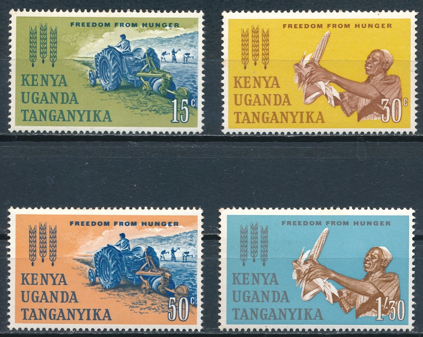 °°° KENIA UGANDA TANZANIA - Y&T N°121/24 - 1963 MNH °°° - Kenia (1963-...)