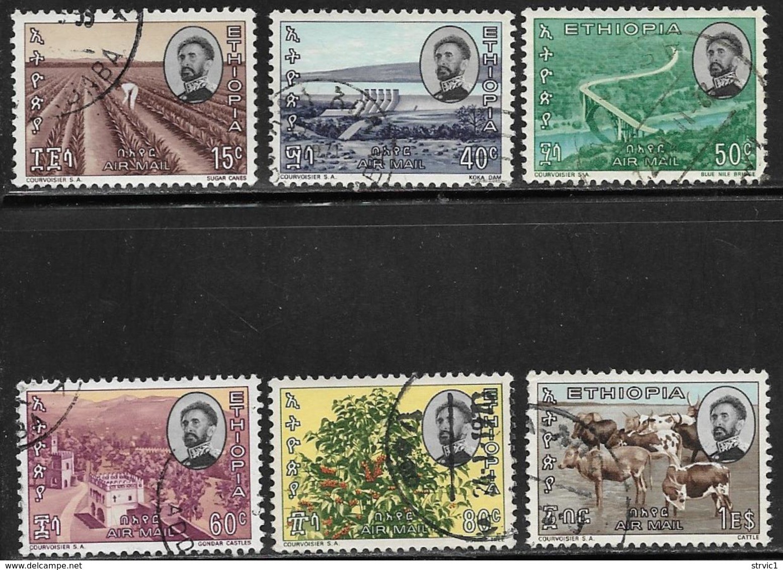 Ethiopia Scott # C89-94 Used Various Designs, 1965 - Ethiopia