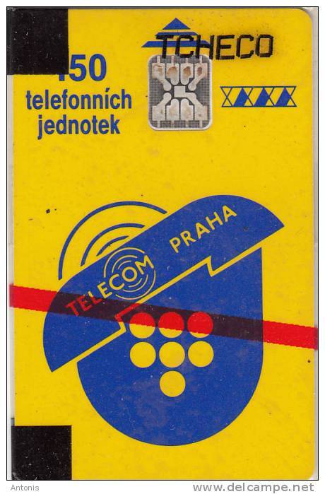 CZECHOSLOVAKIA - Telecom Praha Telecard 150 Units, Chip SC5, CN : 35457, Tirage %60000, 12/91, Mint - Tchécoslovaquie