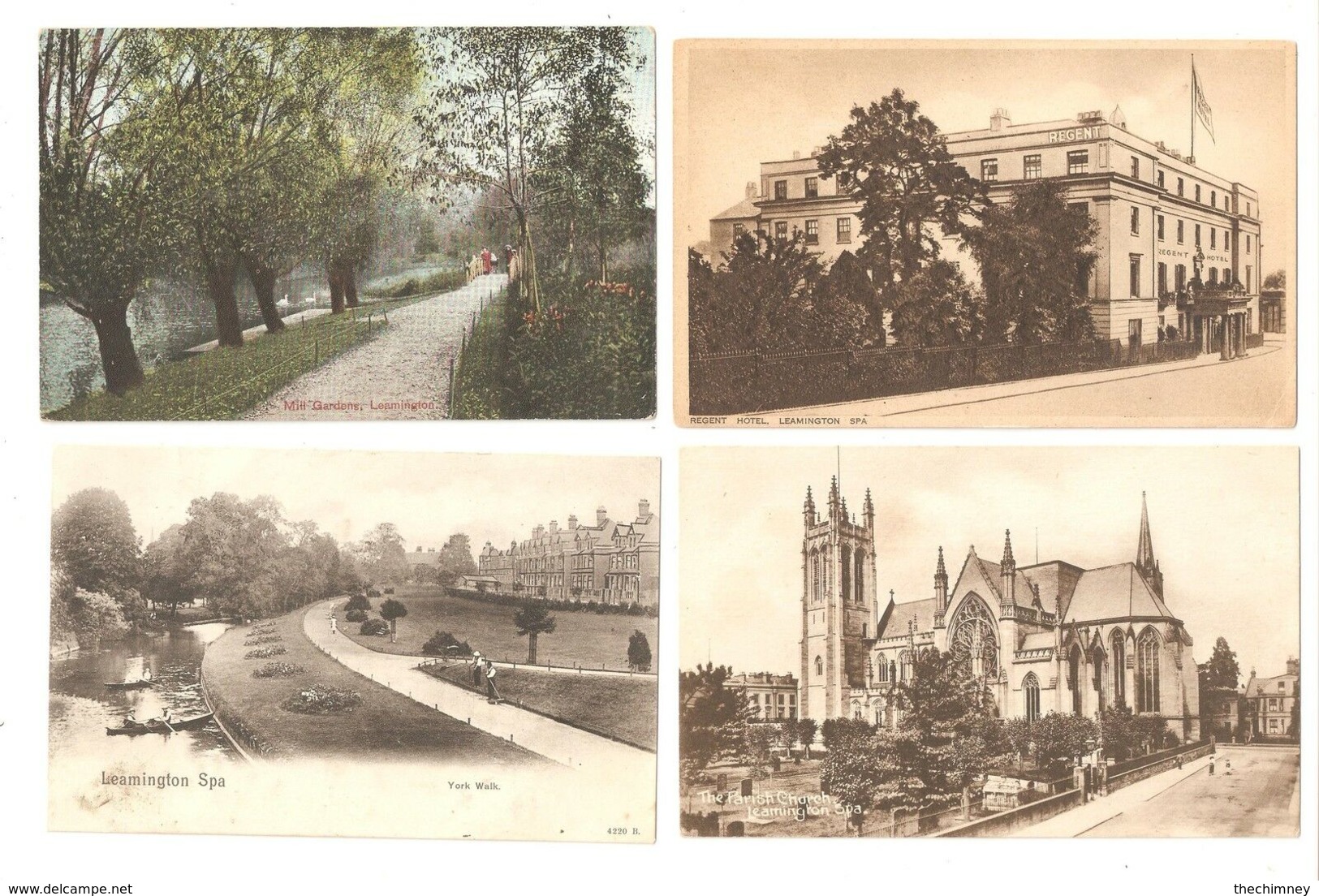 FOUR POSTCARDS OF LEAMINGTON SPA WARWICKSHIRE - Other & Unclassified