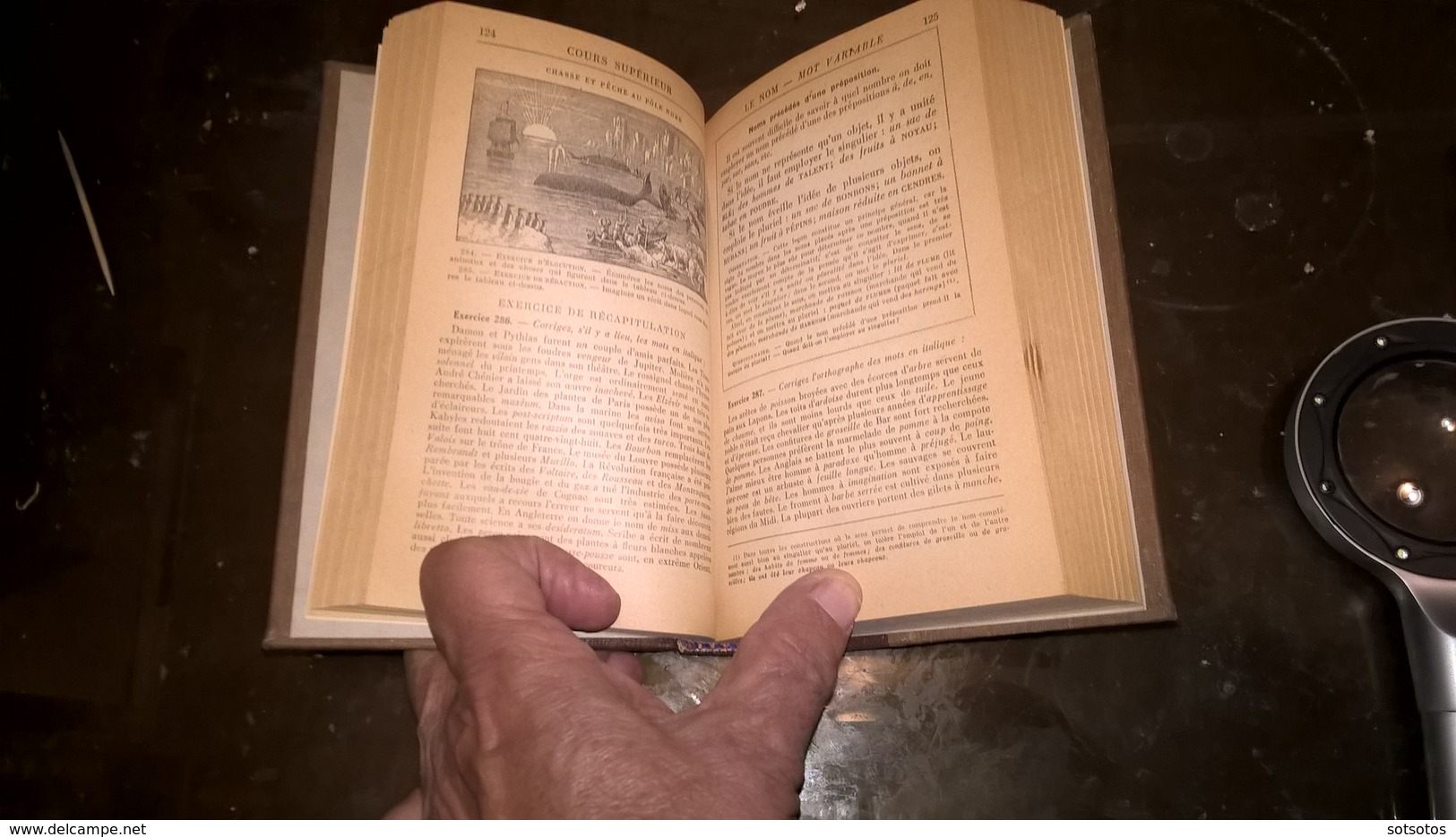 Grammaire Française - Cours Supérieur Par Claude AUGE 1912  472 Pages - Très Bon étât - Relié Demie Cuir Brun - 18 Ans Et Plus