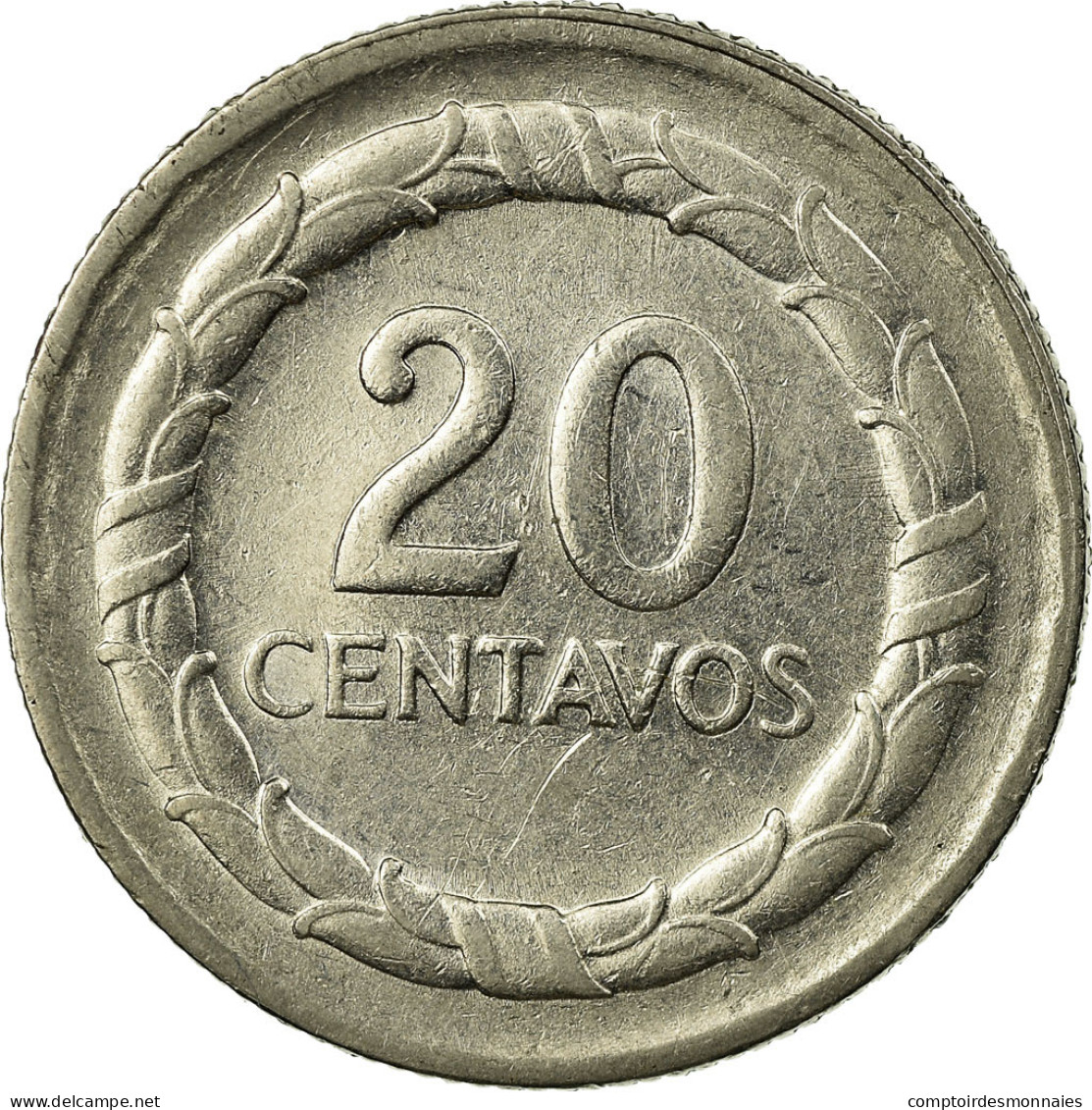 Monnaie, Colombie, 20 Centavos, 1967, TTB, Nickel Clad Steel, KM:227 - Colombie