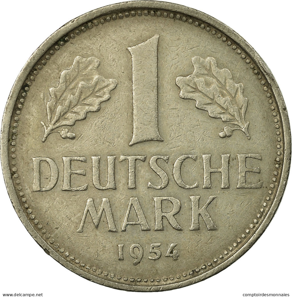 Monnaie, République Fédérale Allemande, Mark, 1954, Munich, TTB - 1 Marco