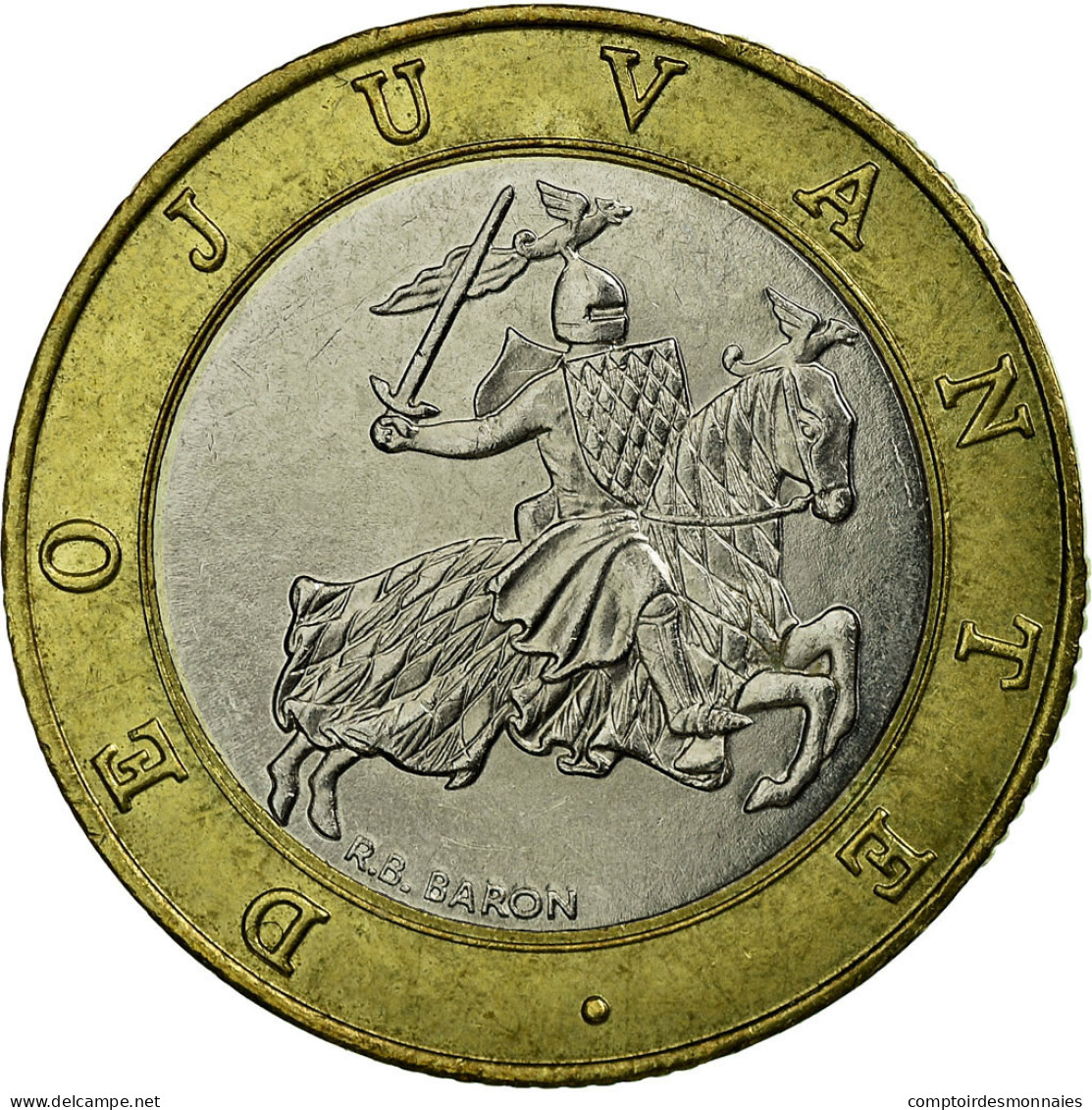 Monnaie, Monaco, Rainier III, 10 Francs, 1993, SUP, Bi-Metallic, KM:163 - 1960-2001 Nouveaux Francs