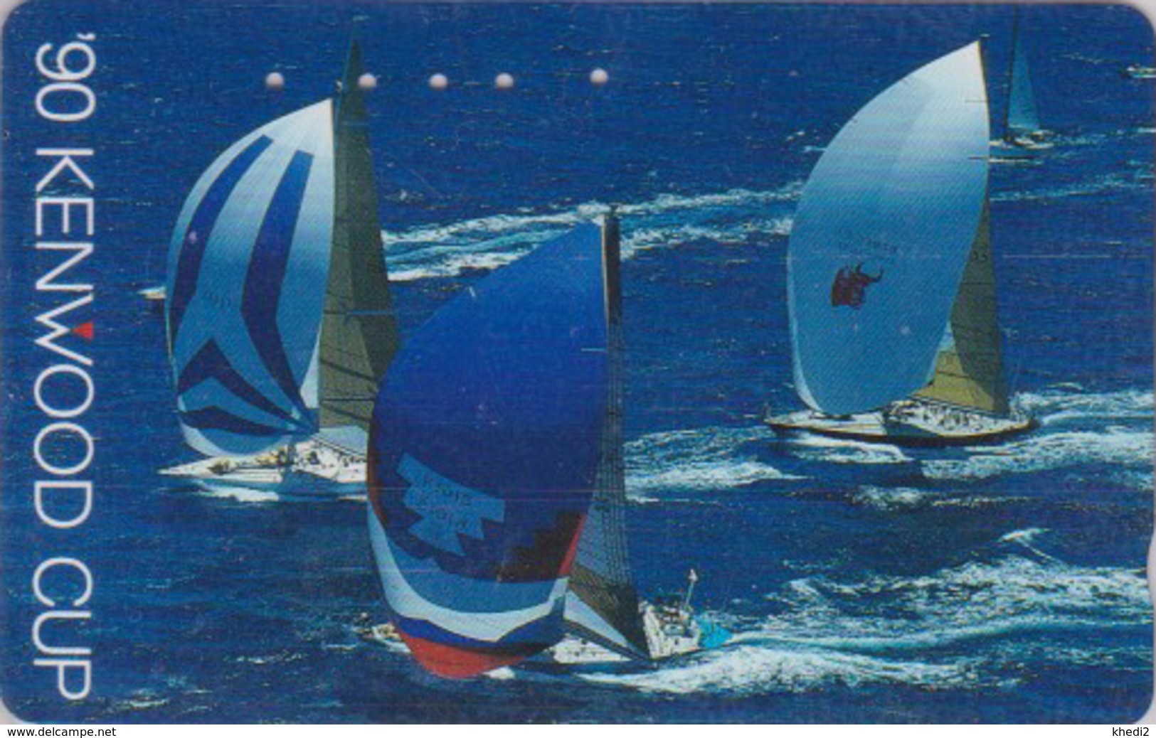 Télécarte Japon / 110-011 - HAWAII - KENWOOD CUP - BATEAU VOILIER - Sailing SHIP Japan Sport Phonecard - Site USA 470 - Bateaux