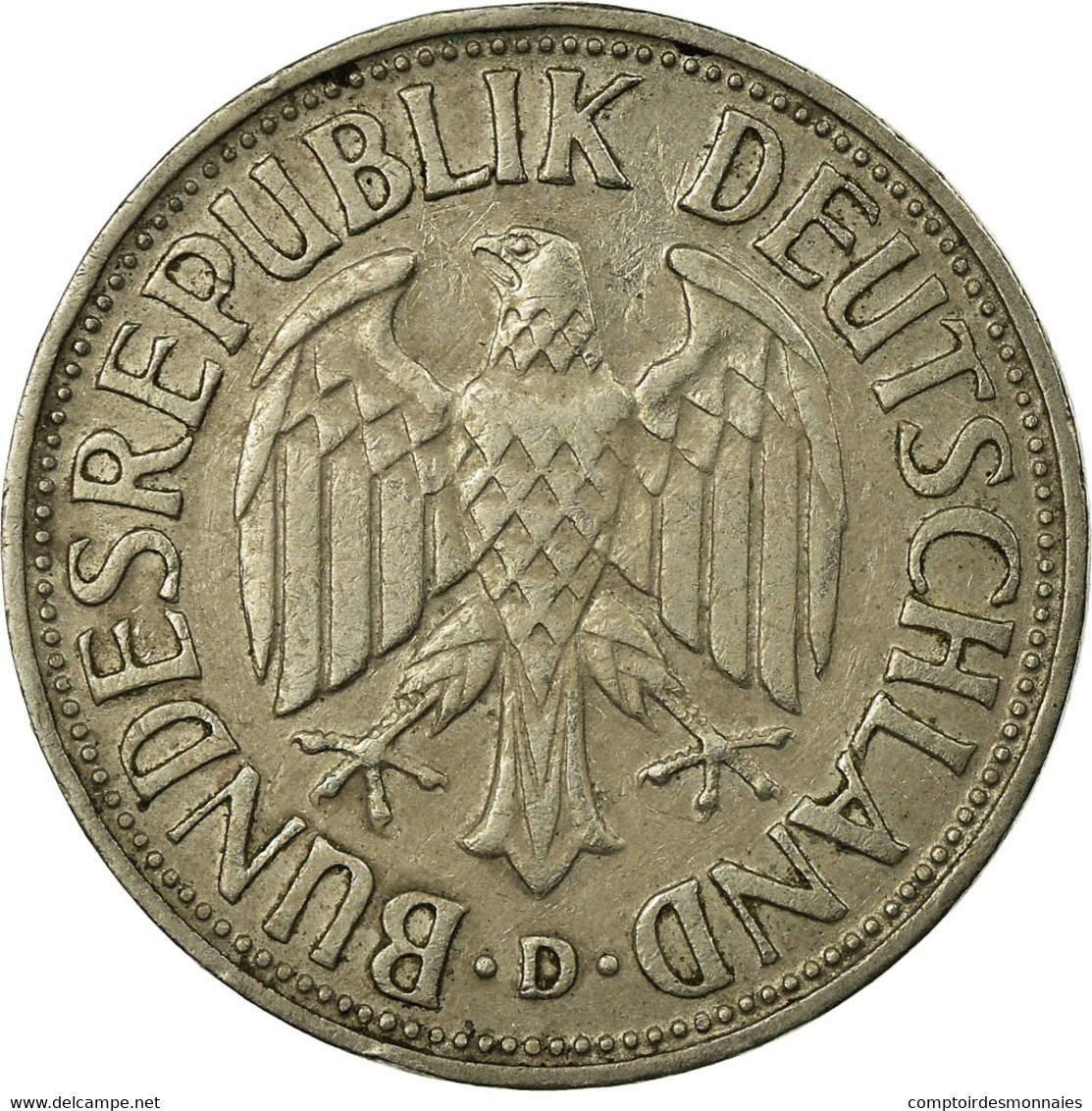 Monnaie, République Fédérale Allemande, Mark, 1950, Munich, TTB - 1 Mark