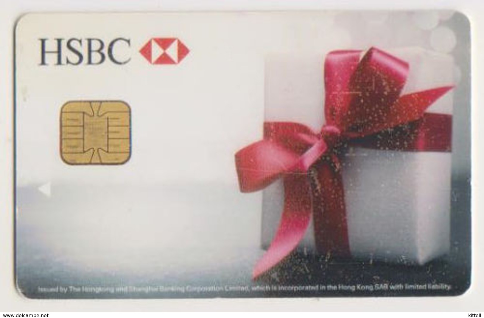 Singapore Cash Card HSBC Bank Chip Used Cashcard - Autres & Non Classés