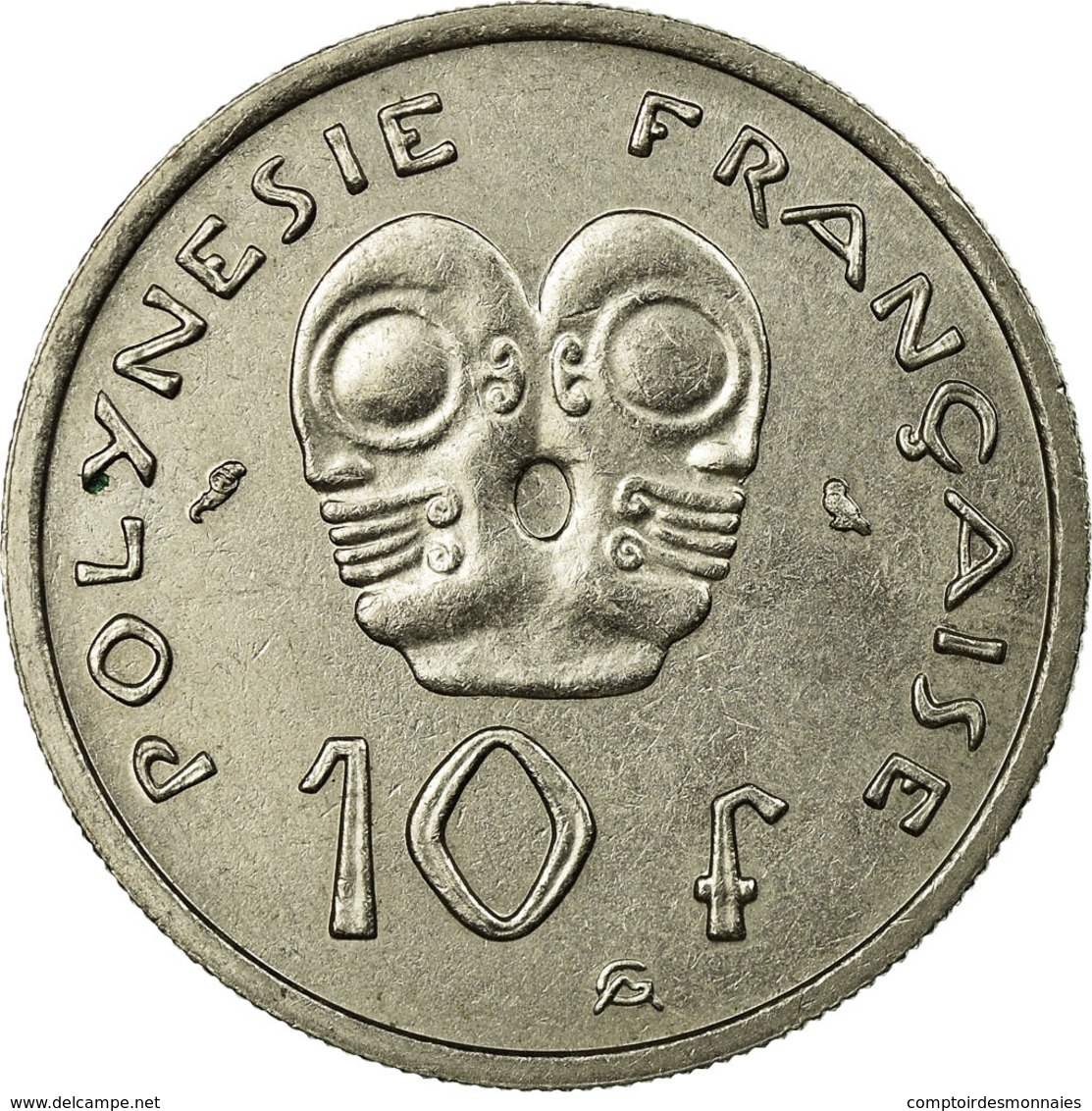 Monnaie, French Polynesia, 10 Francs, 1967, TTB+, Nickel, KM:5 - Polynésie Française