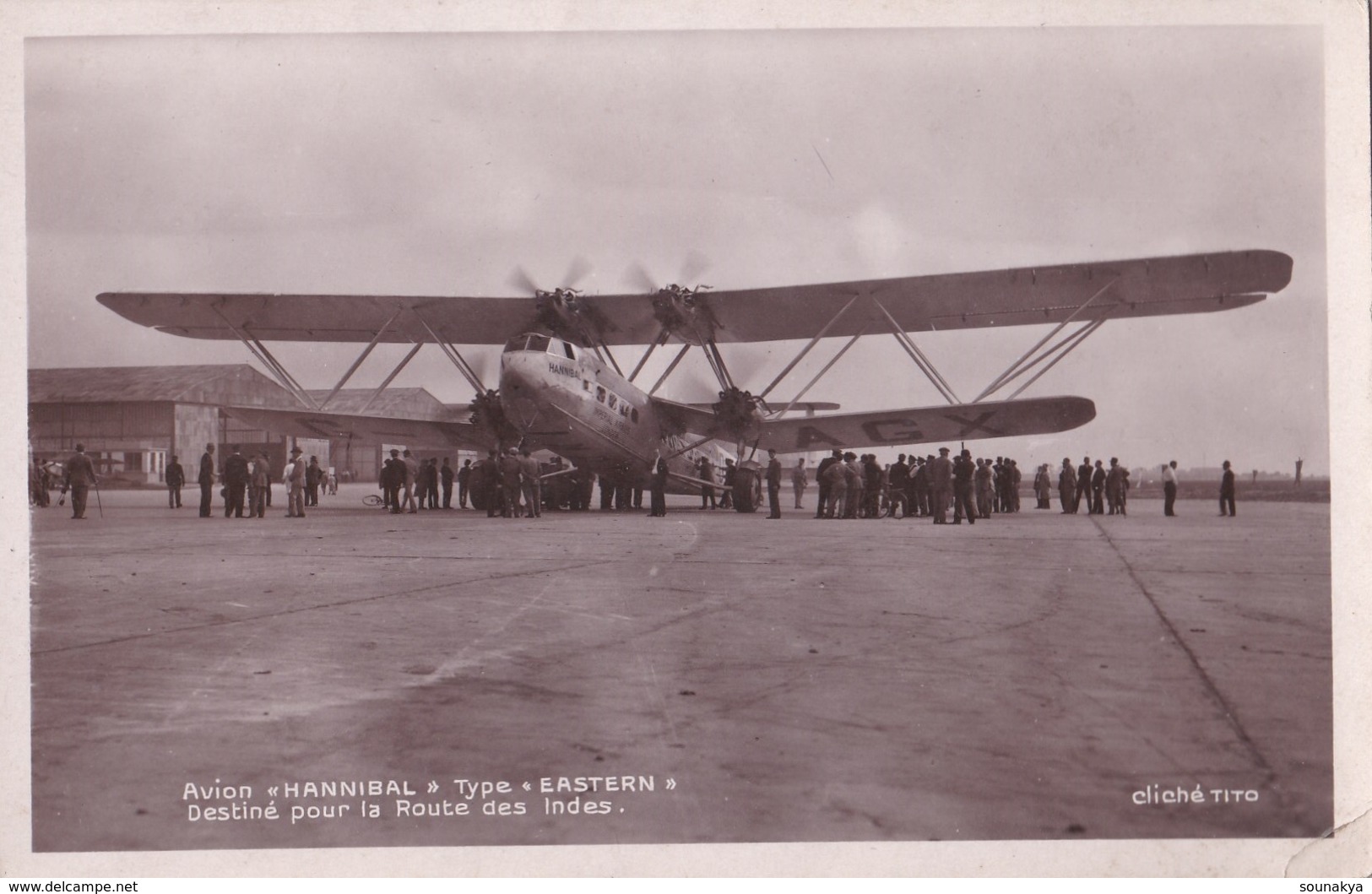 AVION /// HANNIBAL // Type EASTERN // Dstiné Pour La Route Des Indes - Autres & Non Classés