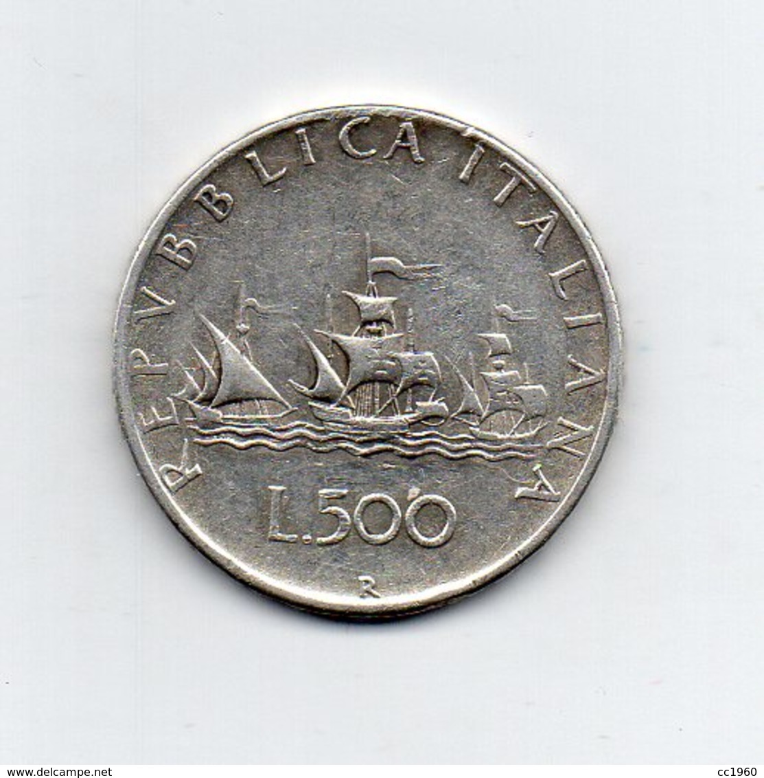 ITALIA - 1961 - 500 Lire "Caravelle" - Argento 835 - Peso 11 Grammi - (MW2178) - 500 Lire