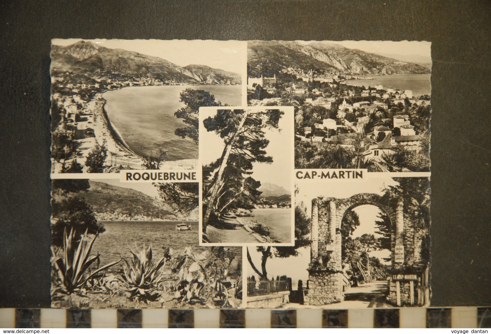 CP, 06, ROQUEBRUNE CAP MARTIN, Diverses Vues ,1959 - Roquebrune-Cap-Martin