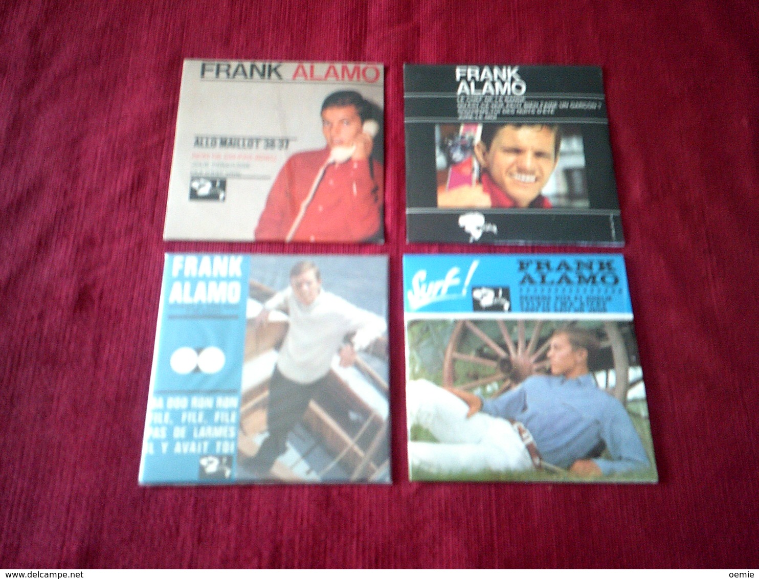 FRANK  ALAMO  LOT DE  4  CD SINGLE  4 TITRES   COLLECTION  REPRODUCTION  DU  45 TOURS  D'EPOQUE - Collections Complètes
