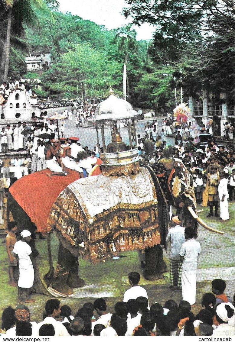 [MD3083] CPM - SRI LANKA CYLON - DAY PERAHERA KANDY - Non Viaggiata - Sri Lanka (Ceylon)