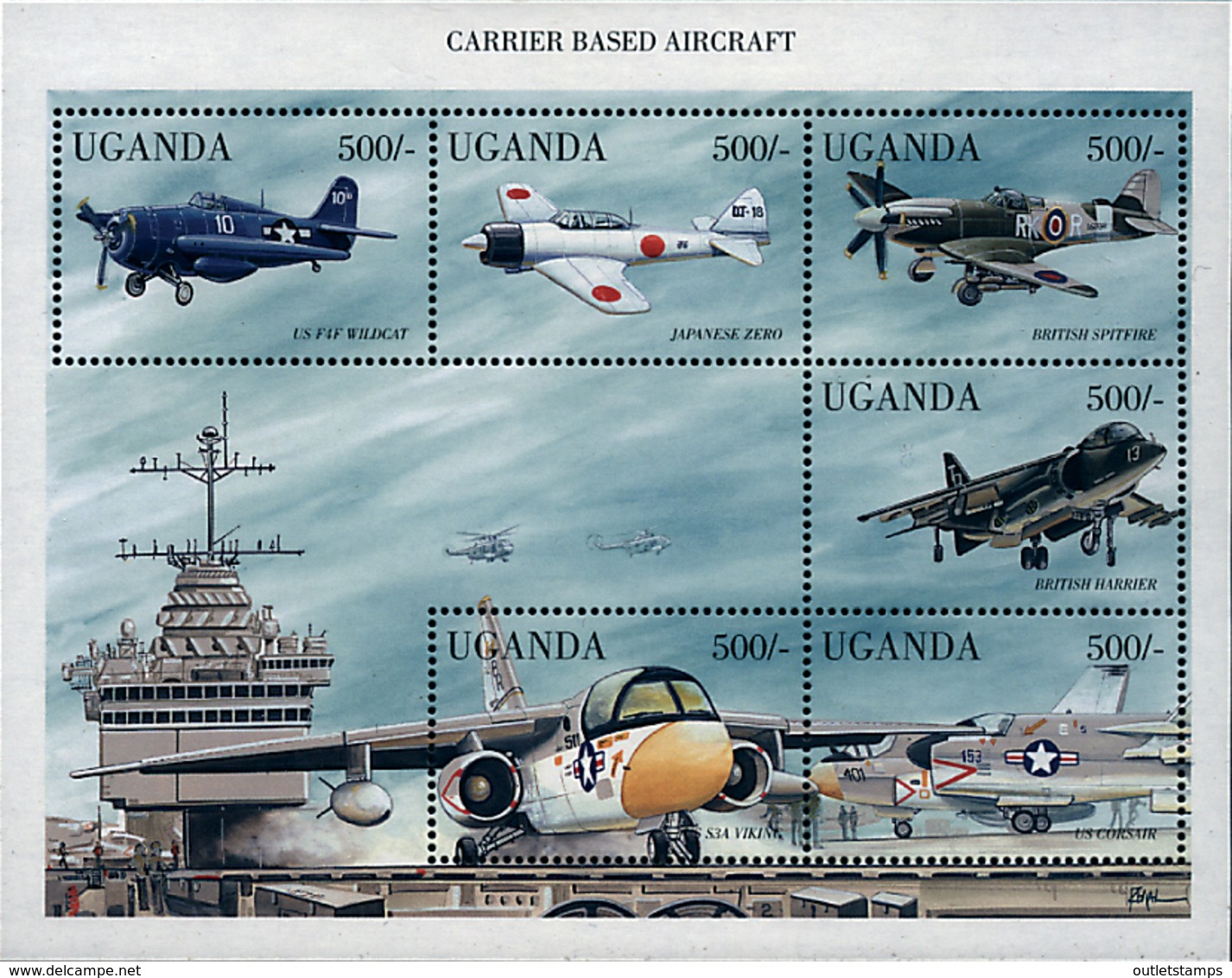 Ref. 10982 * NEW *  - UGANDA . 1998. AVIACION NAVAL - Uganda (1962-...)