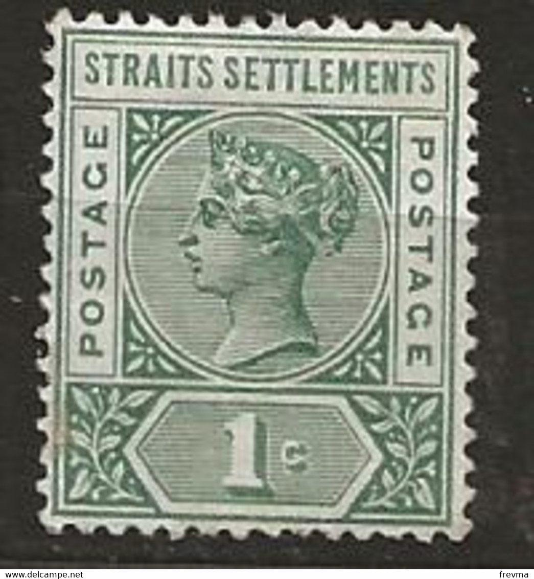 Timbre Malacca 1892-1901 Neuf *n° 65 Filigrane CA + Couronne - Malacca