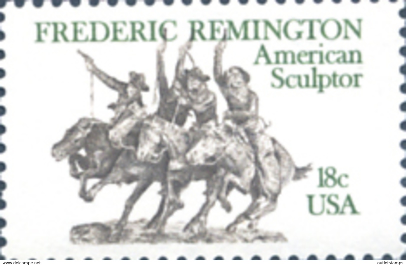 Ref. 244385 * NEW *  - UNITED STATES . 1981. HOMMAGE TO PAINTER AND SCULPTOR FREDERIC REMINGTON. HOMENAJE AL PINTOR Y ES - Neufs