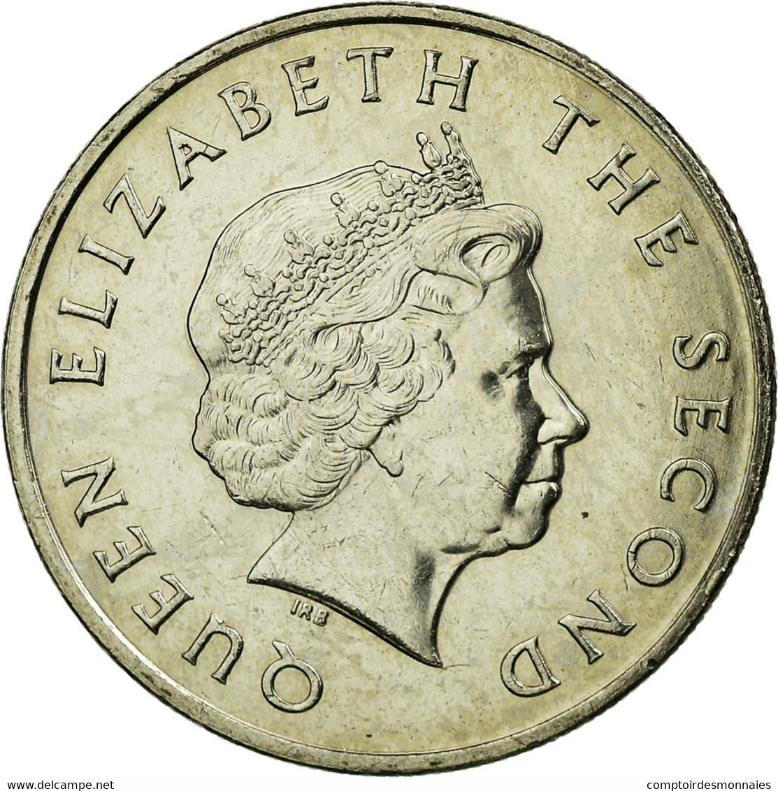 Monnaie, Etats Des Caraibes Orientales, Elizabeth II, 25 Cents, 2007, British - Caraibi Orientali (Stati Dei)
