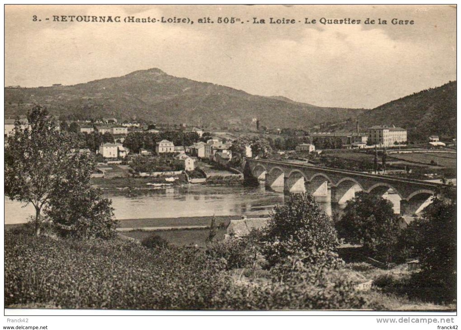 43. Retournac. Quartier De La Gare - Retournac