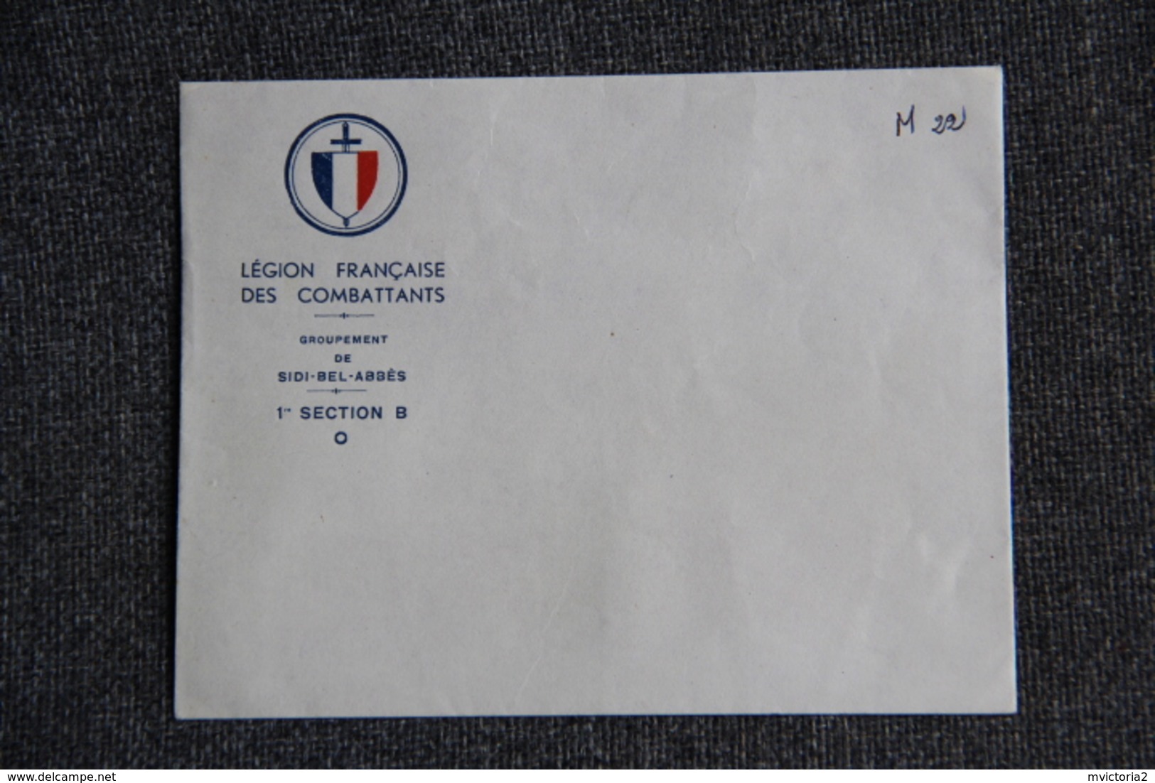 Militaria - SIDI BEL ABBES - Enveloppe De La La Légion - Historical Documents